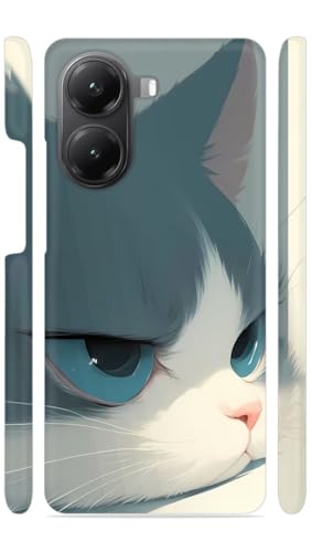 Image of Sad Cat Designer Printed Hard Back Cover for Poco X7 Pro 5G Attractive and Uniquely Crafted Smartphone Case