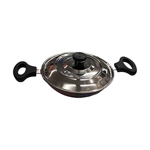 Satre Online And Marketing Heavy Induction Base Appam Pan 7 Cavity Cover