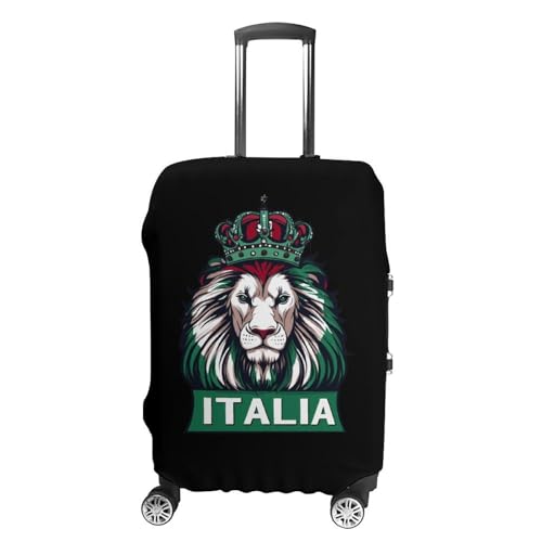 Lion Italy Italian Flag Luggage Cover Suitcase Protector Travel Baggage Covers for Men Women S