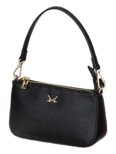 Bolso bandolera Sansibar Shoulder Bag Black con correa ajustable 3