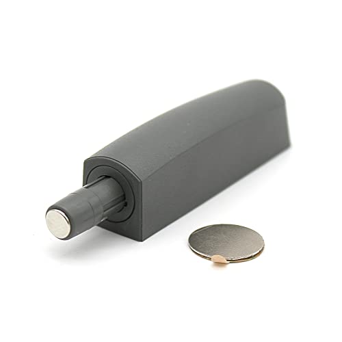 DOJA Barcelona Push to Open Door Opener, Pack of 4, Anthracite