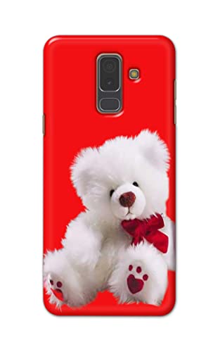 Image of PRINTFIDAA Teddy Bear Love Romantic Valentines Day Dumbo Printed Designer Hard Back Case Cover for Samsung Galaxy A6 Plus (2018) (6.0 inch) / Samsung J8 (2018), J810F / DS -(SF) MVN1001
