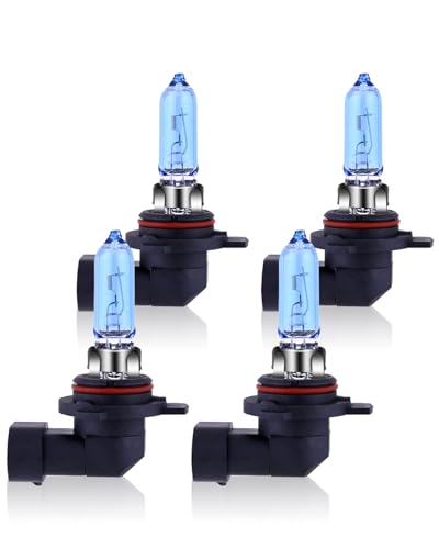 Image of NEWBROWN 9012 Hir2 Headlight Bulb HIR2 Halogen Headlight Bulb 5000K Super White Light Long Life Replacement PX22D 12V /55W (9012 /HIR2, 4 Pack)