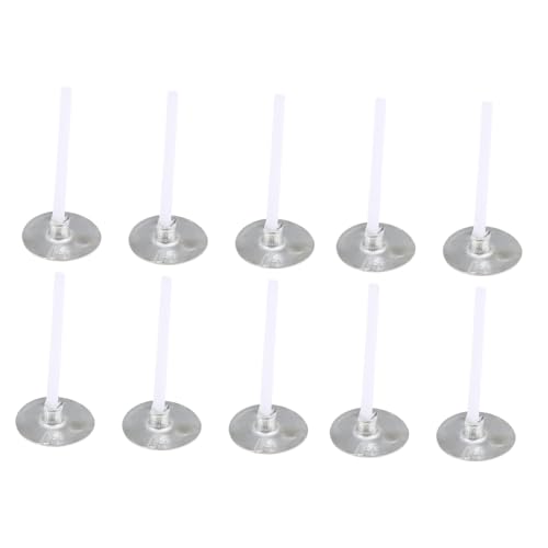 500 mechas de vela enceradas 2.6 cm con base para manualidades