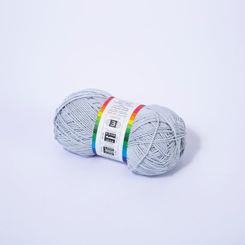 KITHED Cupro Yarn,3.52oz/100g,218yds/200m,#3 DK(Light),Knitting/Crochet for Bags,Amigurumi (39 Slate Gray)