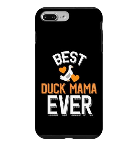 Best Duck Mama Ever Cute Duck With Heart �X�}�z�P�[�X iPhone 7 Plus/8 Plus �p
