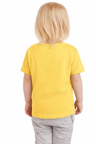 Image of Kids Premium Pure Cotton biowash t-Shirt | Super Soft Anti-Pilling & Breathable Kids Wear Round Neck Half Sleeves Multi-Color Soft Summer Tees for Girls Pack of 1