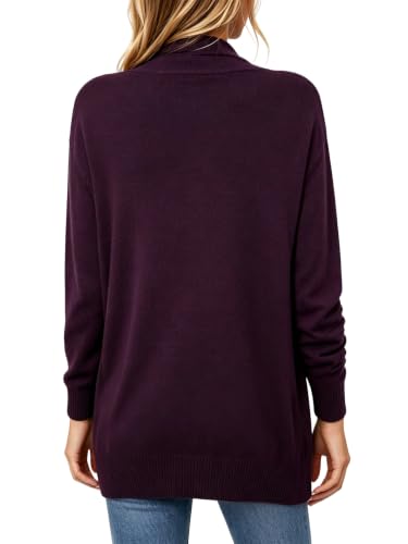 Image of Spicy Sandia Women's Basic Open Front Long Cardigan Sweaters with Pockets | Capsule Wardrobe Essentials, Early Fall 2026 Trendy