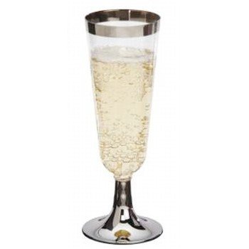 Refections 5oz Plastic Champagne Glasses 16 Per Pack