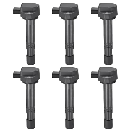 Image of BDFHYK Ignition Coil Pack UF400 Compatible with Honda Civic 2001-2005 Honda Pilot Ridgeline Acura EL MDX 01-09 Saturn Vue 04-07 V6 L4 1.7L 3.5L Acura Oem Coil Pack Set of 6