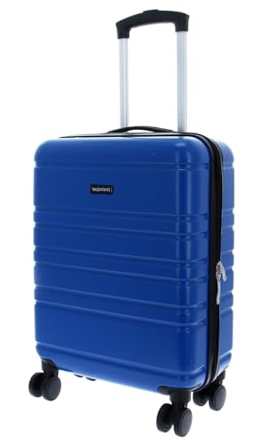 Valentino Shinta Trolley 55cm Bleu : Voyagez Léger sans Enregistrer de Bagage