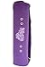 MERU Dual Air-flow Zipper 3 Storage Pockets Yoga Mat Bag, Large - Purple