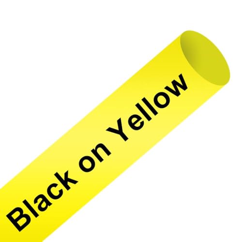 1PCS 18055�݊����̂���Y�ƔM���k�`���[�u18051 18052 18053 18054 18056 18057 for 4200 5000 5200���x�����[�J�[���(Black on Yellow)