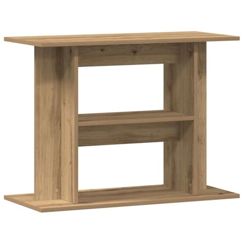vidaXL Aquariumständer Artisan-Eiche 80x35x60 cm Holzwerkstoff, Aquarienschrank, Aquarienunterschrank, Aquarienständer, Aquariumunterschrank