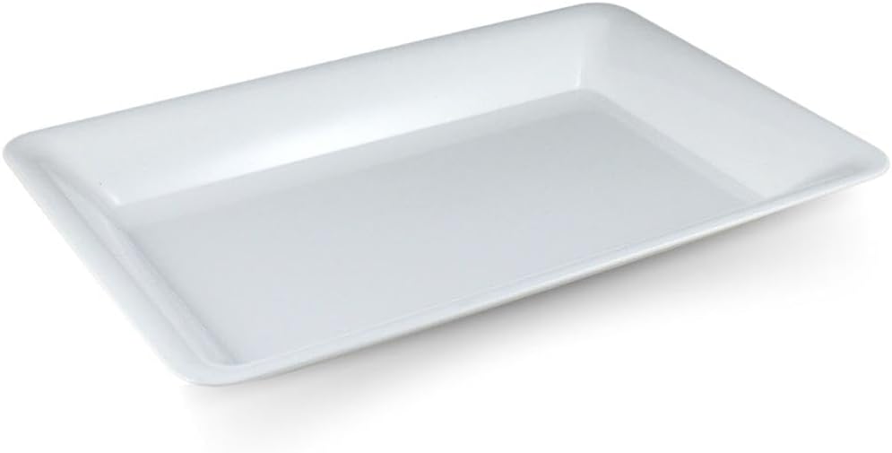 Maryland Plastics Plastic Tray - 10" x 14" | White | Rectangular | 1 Pc.