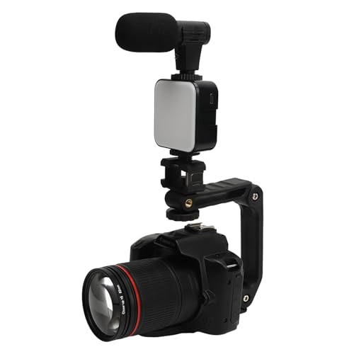 Video Camera, 4K 64MP HD Night Digital Camera 3in IPS Color Display WiFi Digital Camera 16X Digital Zoom 120 Degree Wide Angle with Fill Light