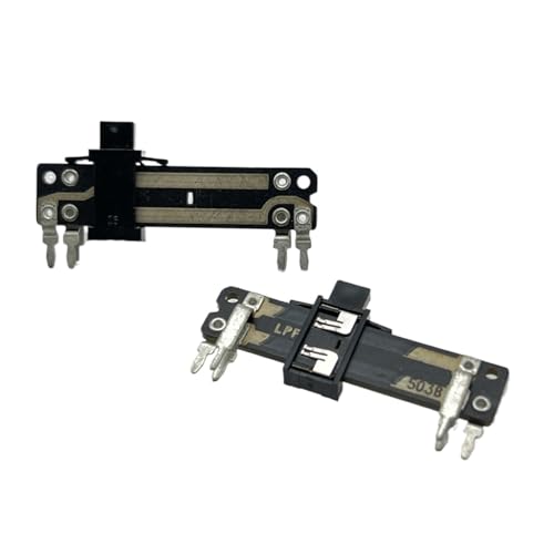 Potentiomètre coulissant vertical B50K 40mm fader linéaire double piste pour circuit