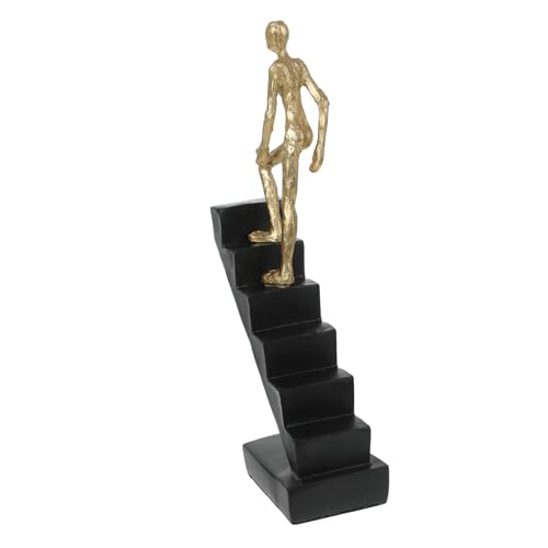 Sculpture abstraite personnage Amosfun en résine decorative pour table