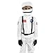 fun shack Kids Astronaut Costume With Helmet, NASA Space Outfit For Boys And Girls, Ideal For Dress Up And Parties, Medium