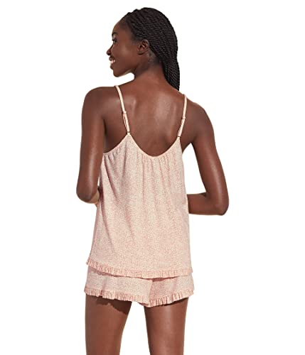 Image of Eberjey Women's Gisele Tencel Printed Modal Ruffle Cami & Shortie Short Set