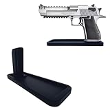 GUNCREED Desert Eagle 44 Gun Stand – Pistol Display Stand for Handguns Chambered in .44 Durable Plastic – Black