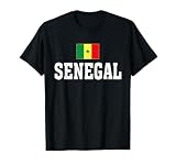 Senegal Flag Patriotic Country Roots Souvenir T-Shirt
