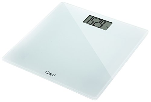 Ozeri Precision Bath Scale (440 Lbs / 200 Kg) In Tempered Glass, With 50 Gram Sensor Technology (0.1 Lbs / 0.05 Kg) And Infant, Pet & Luggage Tare- White #TOP3