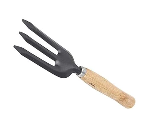 Gardening Tools Set - 3-Pieces | Gardening Tools Kit | Garden Spectacular | Garden Tool Wooden Handle | Combo of Hand Cultivator, Small Trowel, Garden Fork