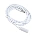 Produktbild 1M 3,5-mm-Kopfhörer-Verlängerungskabel Buchse zu Stecker F/M-Kopfhörer-Headset Stereo-Audio-Verlängerungskabel Weiß