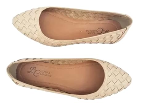 Sapatilha Feminina Em Couro Legítimo Nude Bege Trice Confort (40)