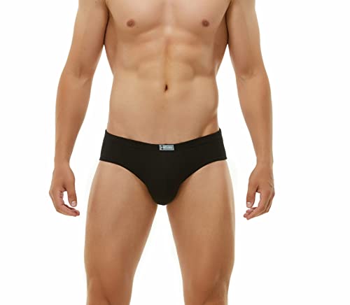 Knitlord Men's Underwear Bamboo Breathable Soft Lightweight Mid/Low Rise Briefs 3 Pack (Assorted Color, M) #TOP1