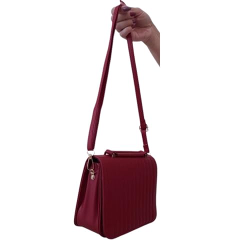 Bolsa Feminina Pequena Transversal Lateral De Ombro E Mão (Vermelho)