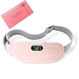 Portable Heating Pad for Cramps, Period Cramp Massager Portable Cordless Heating Pad with 3Heat Levels and 4 Massage Modes for Waist Pain,Relief Menstrual Gift for Women Girls Her Girlfriend
