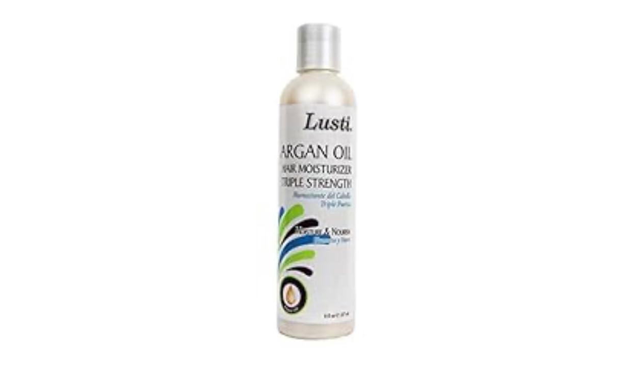 BabyFaceDiary Lusti Argan Oil Hair Moisturizer Triple Strength, 8 fl oz - Moisture & Nourish - Eliminate Dryness Completely