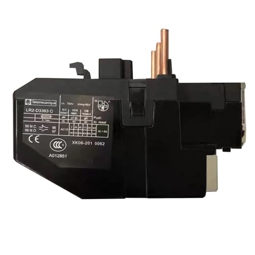 Relais de surcharge thermique LR2-D3361C résout les pannes de phase moteur 63-80A