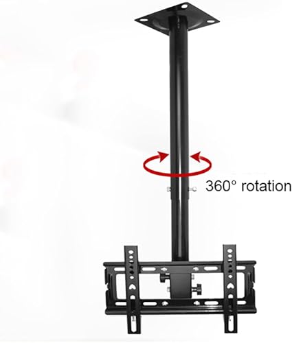 Support plafond TV 32-55 pouces VESA 400x400 max et charge 50kg