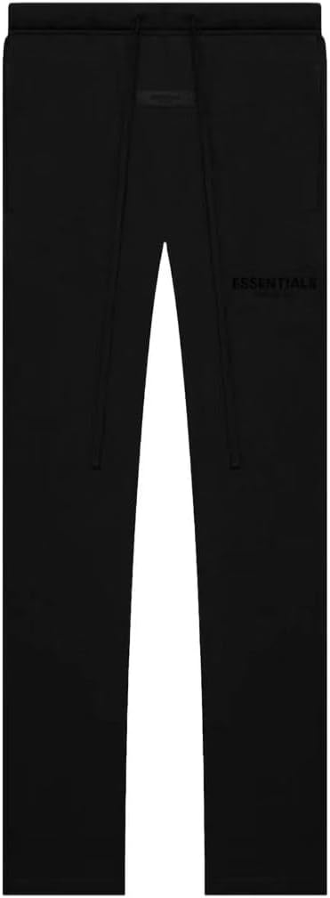 Essentials Sweatpants Adult, Elastic Waist, Oversized, Relaxed/Uncuffed/Straight-Leg/Open-Hem