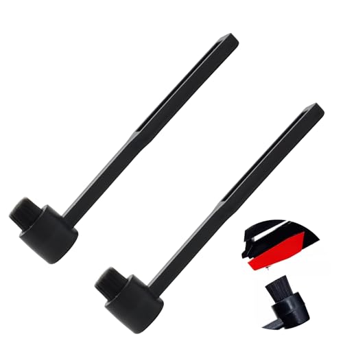 Vinyl Record Cleaning Brush with Carbon Fibre,Professional Stylus Cleaner Vinyl for Vinyl Lovers, Eliminates Dust and Static Build-Up, Safe for Diamond Stylus and Cantilever,Improves Playback Quality