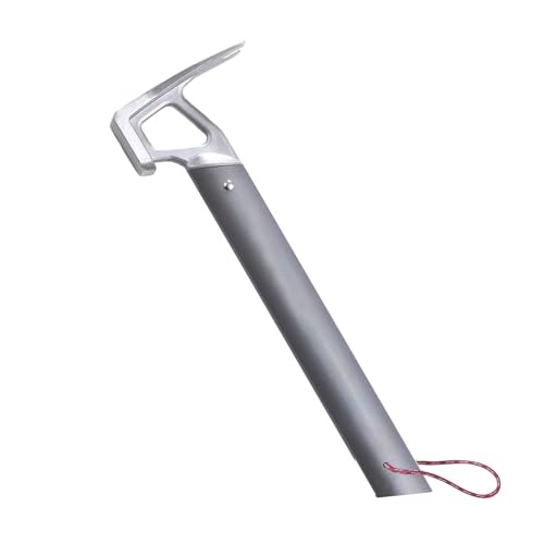 Tent Stake Hammer, Camping Hammer, Tent Stake Remover, Multifunctional Tent Hammer Tent Accessories for Hiking Backpacking Gardening, 30cm, Gray 1PCS