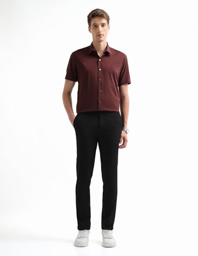 Image of Vertical Striped Super Slim fit Trousers