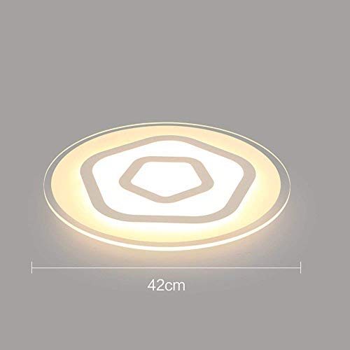 Plafonnier LED moderne 42cm en acrylique extra-plat GZZ