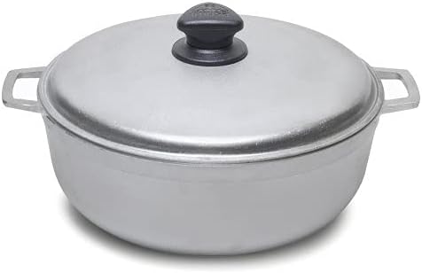 IMUSA USA 2.0Qt Traditional Colombian Caldero for Cooking and Serving, Silver