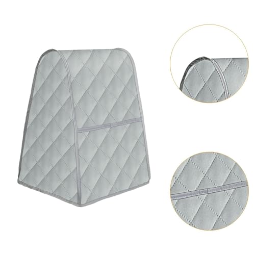 Funda para batidora de pie gris con bolsillos para accesorios 3