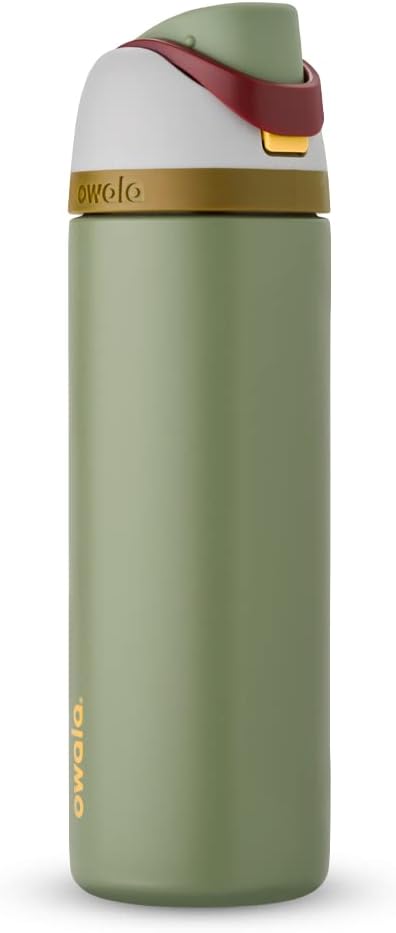 Owala Star Wars FreeSip Insulated Stainless Steel Water Bottle with Straw, BPA-Free Sports Water Bottle, Great for Travel, 24 Oz, Boba Fett