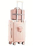 2PCS Juego de Maletas de Viaje 20+14 Pulgadas 5kg 10kg,Maleta Carry On con Portavasos y Puerto USB,Deportiva Maleta de Mano...