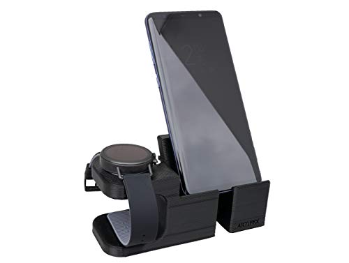 Artifex Design Stand Compatible with Skagen Falster 2 and 3 Connected HR Smartwatch, Will not fit Skagen Falster 1 (Last Gen) Non HR Model (Combo)