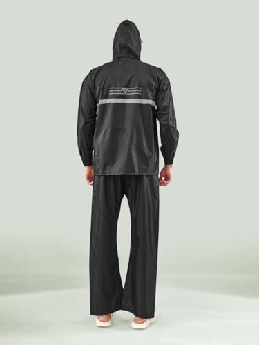 Image of LUX VENUS Reflecting Design Tapping Rain Suit for Men