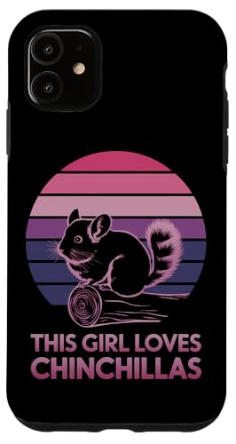 Carcasa para iPhone 11 Esta Chica Ama Chinchillas