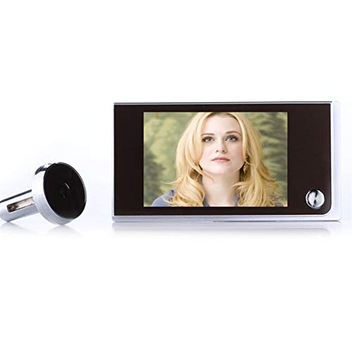 Sbeautli Multifunción de 3,5 Pulgadas de la cámara 720P LCD Digital en Color TFT Memoria Peephole de la Puerta del Timbre del Espectador de Seguridad Fácil Instalación