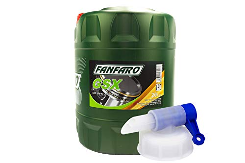 Motoröl FANFARO GSX 15W-40 API SG CD 20 Liter inkl. Auslasshahn